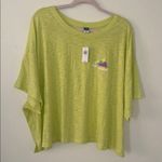 Old Navy  plus size Lime Green “hike minded”  Women's graphic Top 3x NWT Photo 3