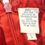 Scala  Womens Beaded Gown Large Silk Crystal Rhinestone Red Carpet Mermaid Glam Photo 7