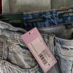 Wild Fable NEW High Rise Curvy Straight Distressed Denim Jeans Light Blue Size 8 Photo 3