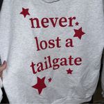 Never Lost a Tailgate stars hoodie sweatshirt pocket riff raff game day college Red Size L Photo 3
