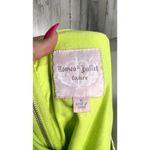 Romeo + Juliet Couture Women's Floral Peplum Dress Yellow Size Medium Photo 5