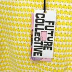 Future Collective Alani Noelle Yellow White Crochet Pullover Sweater Vest Size L Photo 1