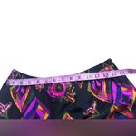 Vintage drop waist skirt in beautiful 100% silk floral design size 6 EUC Black Photo 15