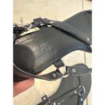 CHAPS Black Sandals Thong Buckle Ankle Strap Summer Shoes Size 10.5 Photo 1