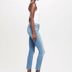 Mother High Waisted Looker Jean Ankle Fray in Thrilling Shots Blue Size 28 Photo 2