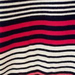 Max Studio  jersey Skirt Women's Small Blue Pink Striped Casual Pull On Pockets Photo 1