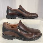 SPORT DONALD J PLINER Size 9M Uzip Loafer Camel Espresso Leather Women’s Italian Brown Photo 0