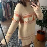 Anthropologie Aimee Pommed Alpaca Sweater llama Pom Pom Photo 1