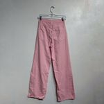 Just Black  Denim Pink High Rise Wide Leg Jeans Sz 24 Photo 9