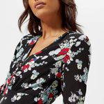 💕RIXO💕 Katie Dress ~ Brunch Floral Print Small Black Photo 8