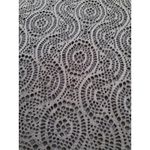 Banana Republic  Shirt Women Small Short Sleeve Blouse Blue Lined Lace Top Photo 3