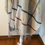 Acrylic Shawl Cape Red Photo 1