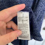 Old Navy NWOT |  women’s blue‎ soft knit long sleeve dress — small Photo 4