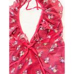 We are HAH | NWT | Butterfly Printed Bodysuit | Cheap Perfume Wino | Sz XL Red Photo 3