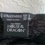 Stradivarius House Of The Dragon Bustier Dress Small Lace Up Corset fantasycore Photo 6