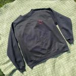 Pawz  black sweatshirt with a plaid paw at the back
No size tag Photo 1