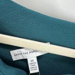 Dress the Population  Tiffany One Shoulder Bow Sheath Dress Pine Green XS NWT Photo 7