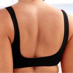 Aerie New AE Bikini Top Womens Sz Small Scoop Wide Strap Swimsuit Top Photo 1