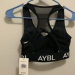 AYBL NWT  black training sports bra Photo 3