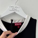 STAUD Dolce Midi Dress in Black XS Photo 5