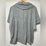 Anthropologie NWOT  Ella Mara Sweatshirt‎ Top Gray Womens Size Largee Photo 1