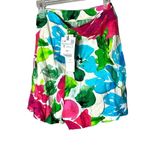 ZARA ‎ Floral Print Linen Blend Wrap Skort Size S NWT Photo 3