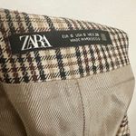ZARA plaid pinafore sleeveless mini dress Photo 5