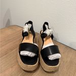 Lulus Elegant Black Espadrille Wedges Photo 1