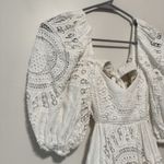 Zimmermann White Cutout Broderie Anglaise Linen Mini Dress 0P (4P equivalent) Photo 5