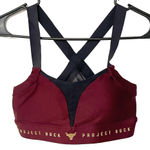 Under Armour  Womens Size Small Project‎ Rock Sport Bra Wine Athletic Photo 0