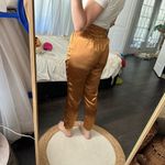 Cinq à Sept Cinq a Sept Women’s Extra Small Adalie Hammered Satin Pants Cinnamon Photo 2