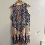 Lovers + Friends I heart babydoll blush scarf mini dress with pockets size large Photo 2