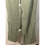 Gap  Women's Linen Blend Olive Green Drawstring Wide Leg Casual Pants Size‎ S Photo 6