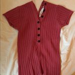 Proenza Schouler  white label Ribbed Button-Up Pink Top Photo 0