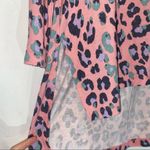 White Birch Neon Multicolor Color Leopard Top Medium Photo 3