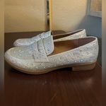 Forever Link  Glittering Silver Loafers Photo 2