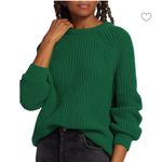 Barbour  knitted Green Women's Sweater size 14 Photo 3