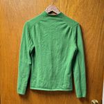Victor Alfaro Cashmere Polo Collar Long Sleeve Knit Sweater Kelly Green XL Photo 9