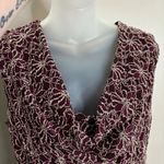 Connected Apparel Y2K Connected cowl neck burgundy formal dress Gown embroidered lace size 10 90s Photo 4