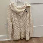Free People  Cream Cable Knit Sweater Photo 1