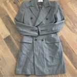 Givenchy  Couture Paris Grey Double Breasted Hourglass Wool Blazer Jacket Size S Photo 3