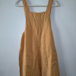 Mate the Label  Maya‎ Linen Overalls Jumper Jumpsuit Apricot Peach Size M Photo 3