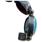 Jay King Desert Rose DTR Sterling Silver 925 Turquoise Bracelet Reversible Photo 2