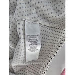 Adrianna Papell  Women's XL Polka Dot Ruffle Sleeve Tie Front Blouse Top Photo 4