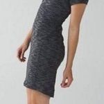 Lululemon  &go Where To heathered black gray short sleeve dress sporty comfy 4 Photo 1