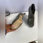 DbDk Fashion Gray Strappy Heels Size 8.5 Photo 3