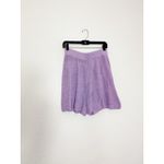 Free People  Beach Malibu Surf Knit Shorts Size Large Purple Boho Loungewear Photo 3