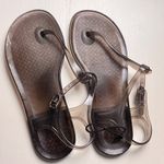 Old Navy  Ankle Strap Transparent Brown Jelly Sandals Sz 7 NWOT Photo 4