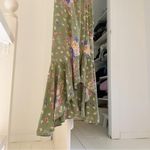 Auguste Eve Market Floral Wrap Maxi Dress in Olive Size 4 Retail $173 Photo 10