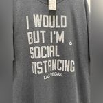 Gildan “I would but I’m social distancing” funny graphic tshirt xl Photo 1